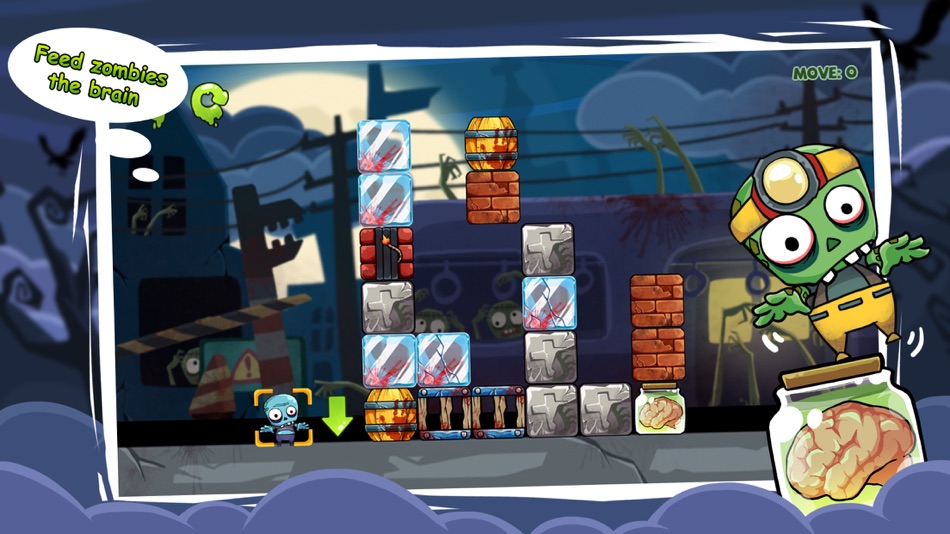 #2. Chibi Zombies : Where's my brain? (iOS) 由: BIG WOOD GAMES LIMITED