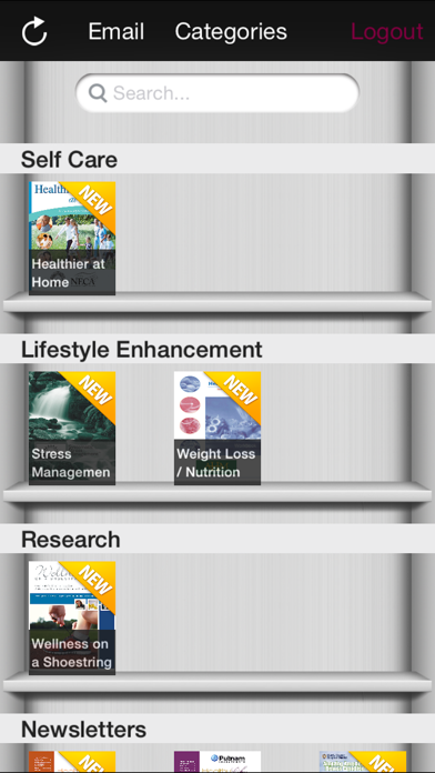 Screenshot #1 pour HealthyLife Mobile