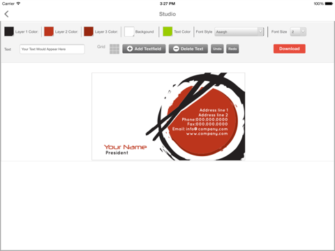 Screenshot #6 pour Design Mantic - Business Card Maker