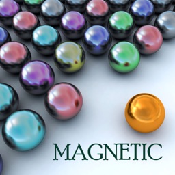 Magnetic balls puzzle game