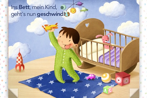Off to bed! Boys and girls - Interactive lullaby storybook app for bedtime screenshot 2