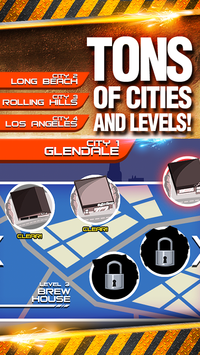 Screenshot #2 pour Voiture Jeu D'Arcade de Course Poursuite de la Police Des Jeux Gratuits Les Meilleures Applications Pour Enfants