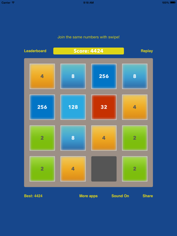 Screenshot #5 pour 2048 NumShift