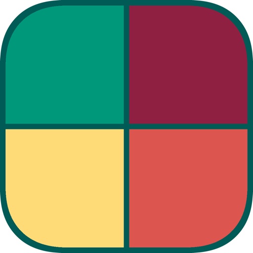 Color Match Maniac - Tile swipe and merge brain puzzle game with 3x3 - 5x5, undo and calming shades Icon