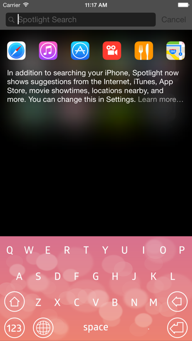 Screenshot #2 pour New Keyboard for iOS 8 - Customize your keyboard with color beautiful skin themes