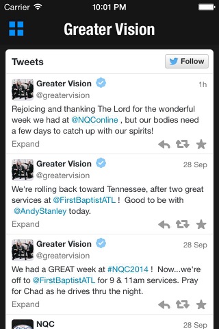 Greater Vision Music Ministries Inc. screenshot 2