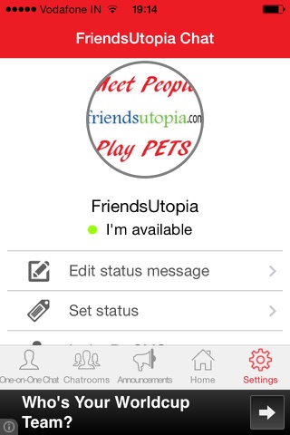 FriendsUtopia Messenger screenshot 3