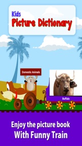 Kids Picture Dictionary, Interactive talking vocabulary for children to know first words screenshot