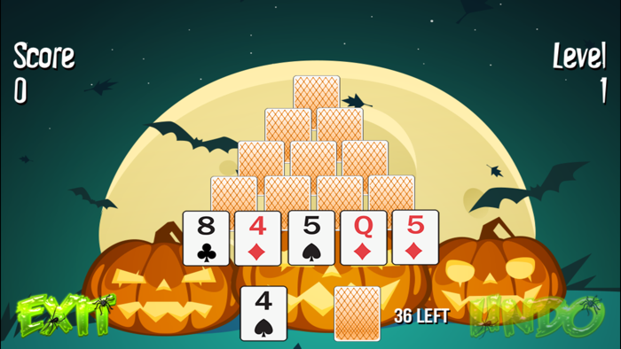 Pyramid Solitaire Halloween