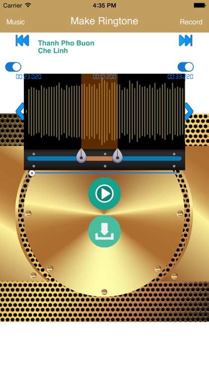 Golden Ringle - Ringtone Maker for iOS 8