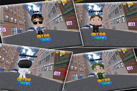 Urban Endless Running Game 3D screenshot 2