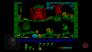 Screenshot from Robin Of The Wood (ZX Spectrum)
