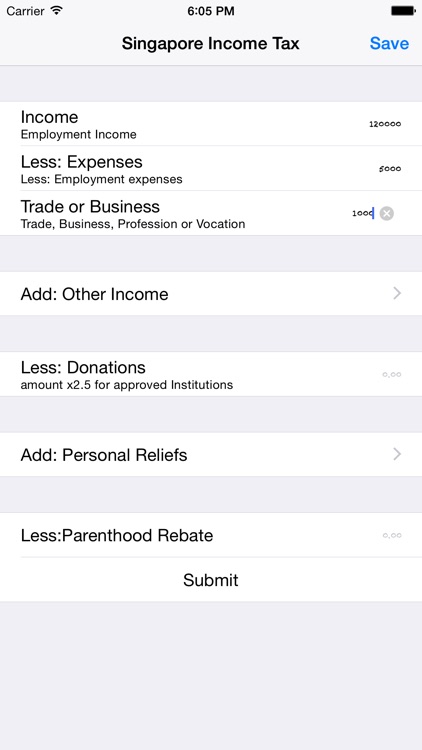Singapore Income Tax Cal screenshot-3