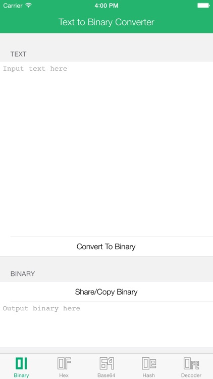 HexBT - ASCII converter