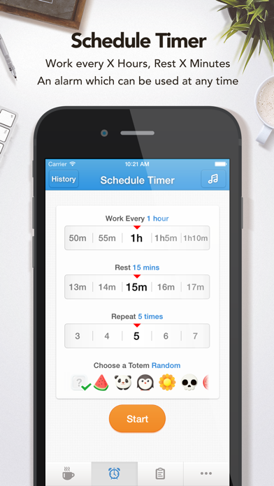 Screenshot #3 pour BreakingTime · Smart Reminder for Work & Rest