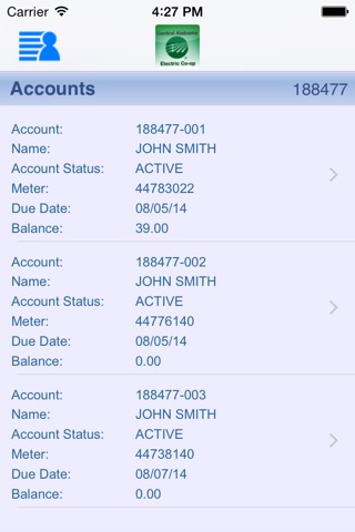 CAEC Mobile for iPhone screenshot 2