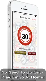ibingo caller free - play bingo at home with friends! iphone screenshot 1