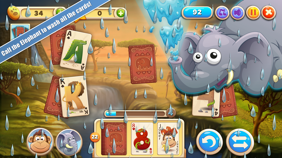 #5. Solitaire Safari - Card Game (iOS) 由: Qublix