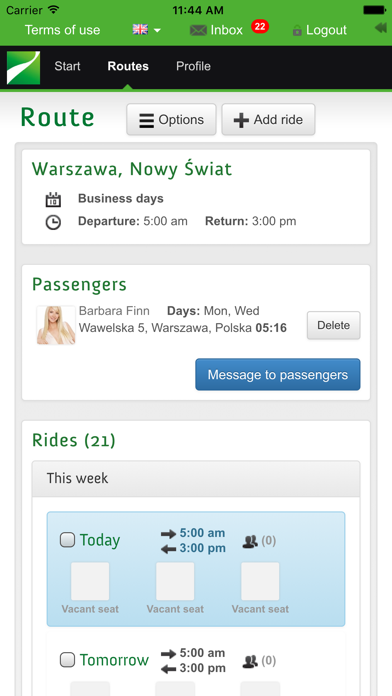 Screenshot #3 pour Singu Car Pooling