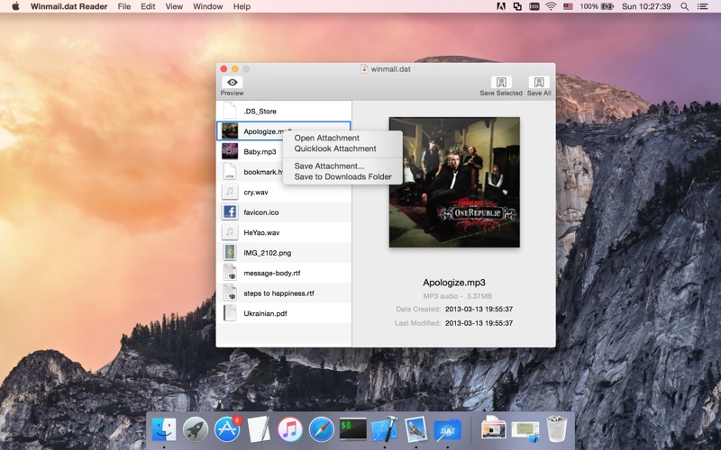 winmail.dat reader iphone screenshot 3