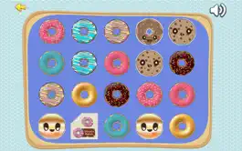 Game screenshot Fantasy Sweets Doughnut Cards And Matching Game For Toddlers apk