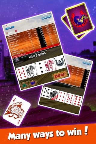 Horse Video Poker - Awesome Casino Gambling Craze FREE screenshot 3