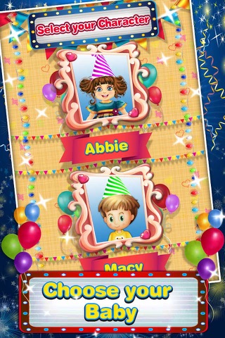 Baby First Birthday Party - New baby birthday planner game screenshot 2