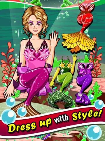 Screenshot #5 pour A Mermaid Princess Salon Spa Makeover - fun little nose & leg make up kids games for girls