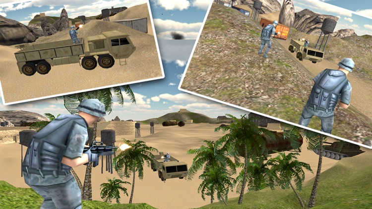 Army Truck Driver 3D Desert Battle