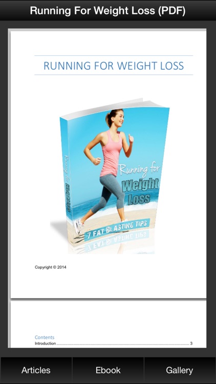 Running for Weight Loss Guide