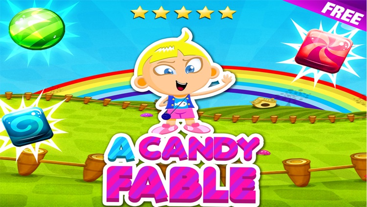 ``` A Candy Fable ``` - puzzle match-3 jam in juice fruit land free