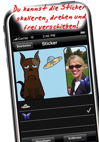 Sign C@rds with Stickers screenshot 3