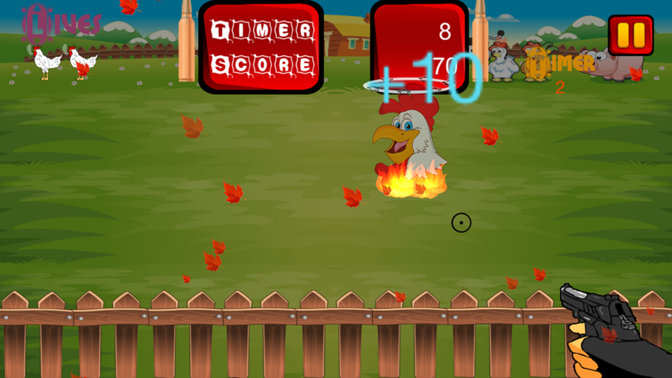 #3. Run Chicken Run - Chicken Shooter Game (iOS) 由: Nitin Gohel