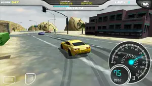 Burning Wheels Car Racer 3D screenshot #2 for iPhone