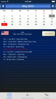 stock holiday iphone capturas de pantalla 1