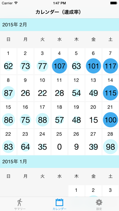 長続きする歩数計 - 毎日の歩数、消費カロリーなどがわかる無料歩数計アプリのおすすめ画像3