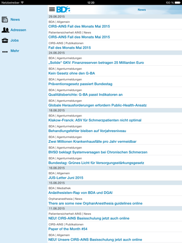 Screenshot #4 pour BDA – die App des Berufsverbandes Deutscher Anästhesisten