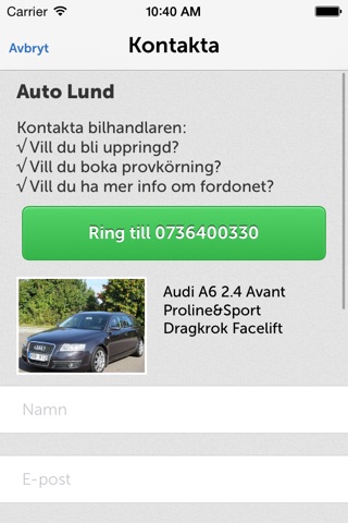 Auto Lund screenshot 3