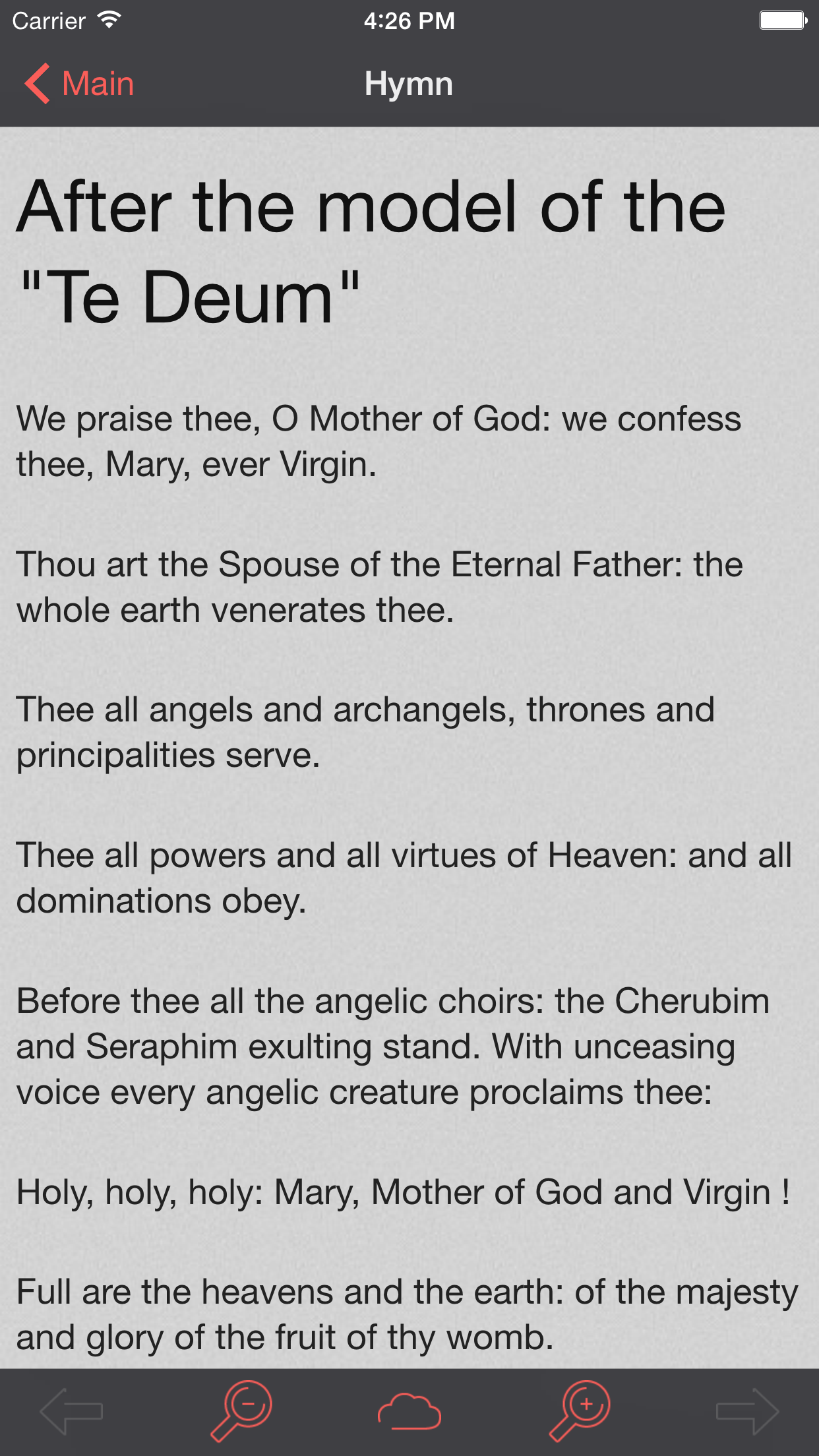 Catholic Psalter of the Blessed Virgin Mary Lite screenshot 5