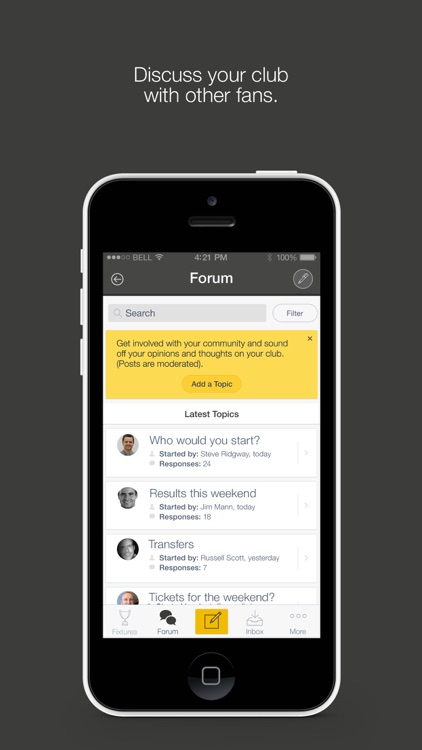 Fan App for Wasps RFC