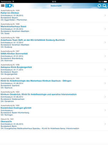 Screenshot #6 pour BDA – die App des Berufsverbandes Deutscher Anästhesisten