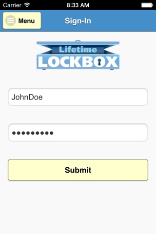 LifeTimeLockBox screenshot 2