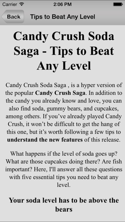 Guide For Candy Crush Soda Saga - All Level Video,Walkthrough,Tips screenshot-4