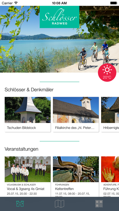Screenshot #1 pour Schlösser Radweg – Velden – Wernberg – Rosegg