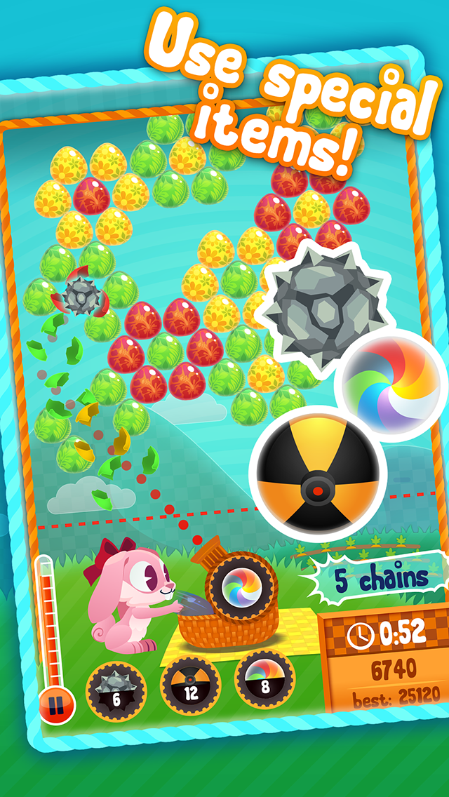 Screenshot #3 pour Bunny Bubble Shooter - Jeu à Tirer des Bulles