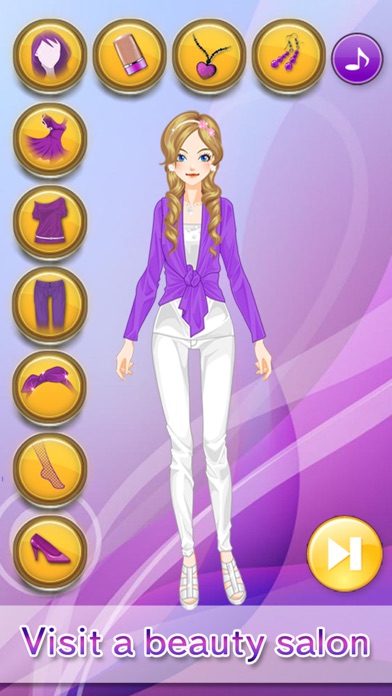 Screenshot #2 pour Lily : Lonely Day Dress up. Saga de ligne filles fashion.