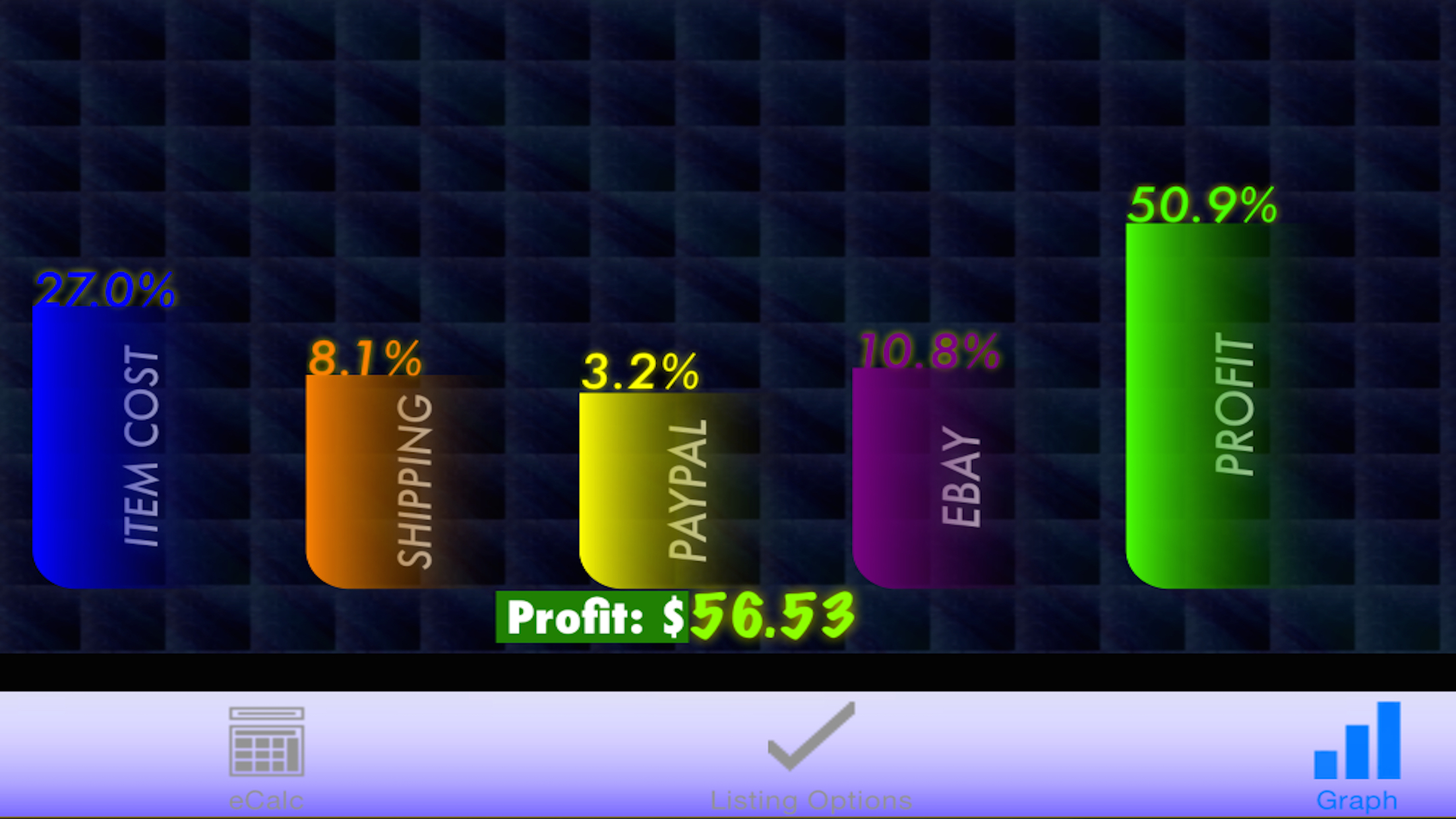 Auction Calc (for Ebay Paypal Profit Projections) screenshot 3