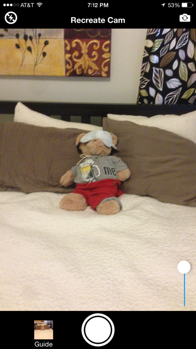 Screenshot #1 pour Recreate - the Then & Now Camera App