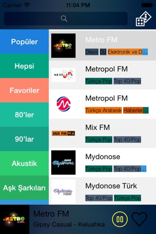 Radyo - Radyo Dinle - Müzik Dinle - En Popüler Türkçe Radyo Kanallarını Dilediğin Yerde Ücretsiz Dinle screenshot 4