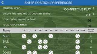 Play Ball Lineup  - Youth Baseball and Softball Lineup Makerのおすすめ画像4